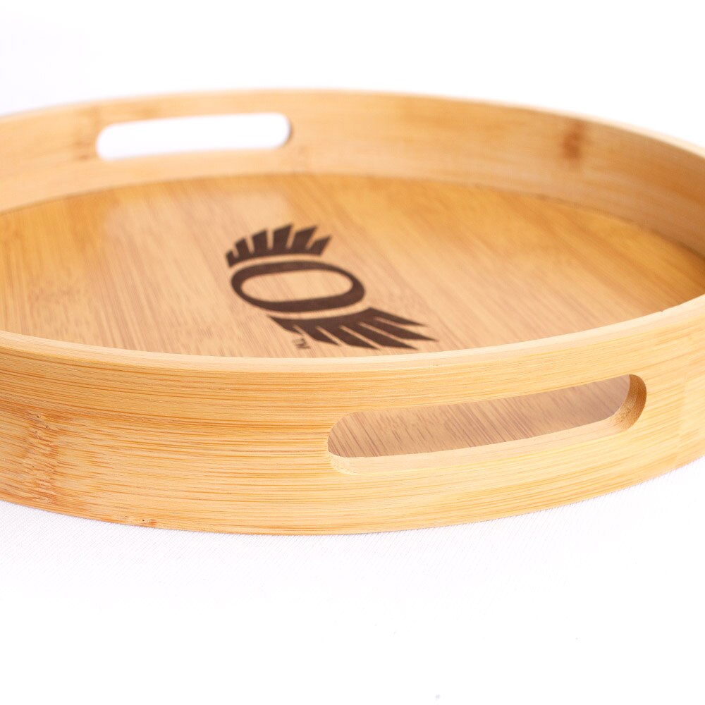 O Wings, Neil, Brown, Kitchen Accessories, Home & Auto, Round, Tray, Engraved, 833771